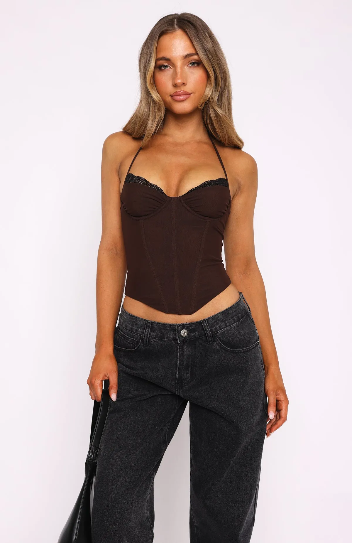 99 Problems Bustier Chocolate