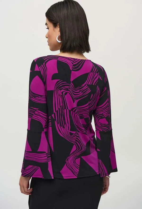 Abstract Print Blouse