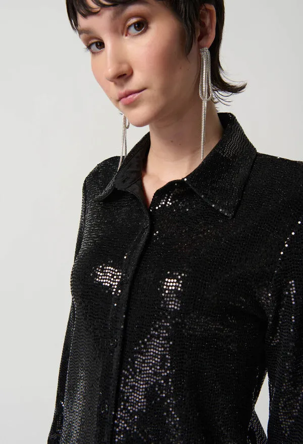 All-over Sequin Blouse