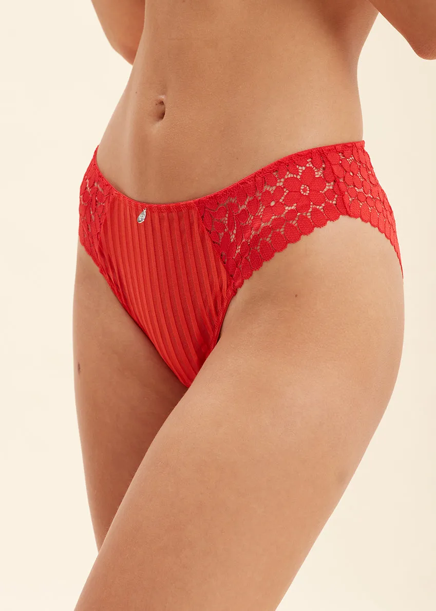 AMINA Sexy Lace Red Hipster