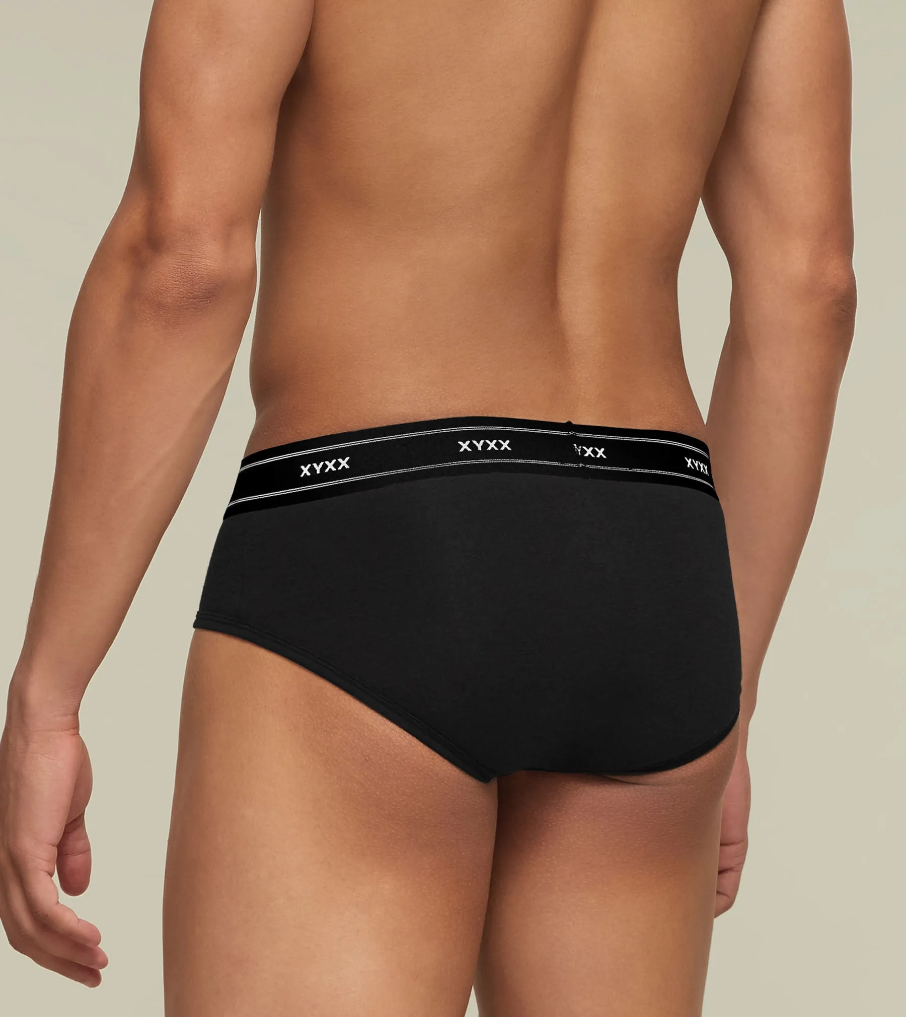 Apollo Bamboo Cotton Briefs Black Knight