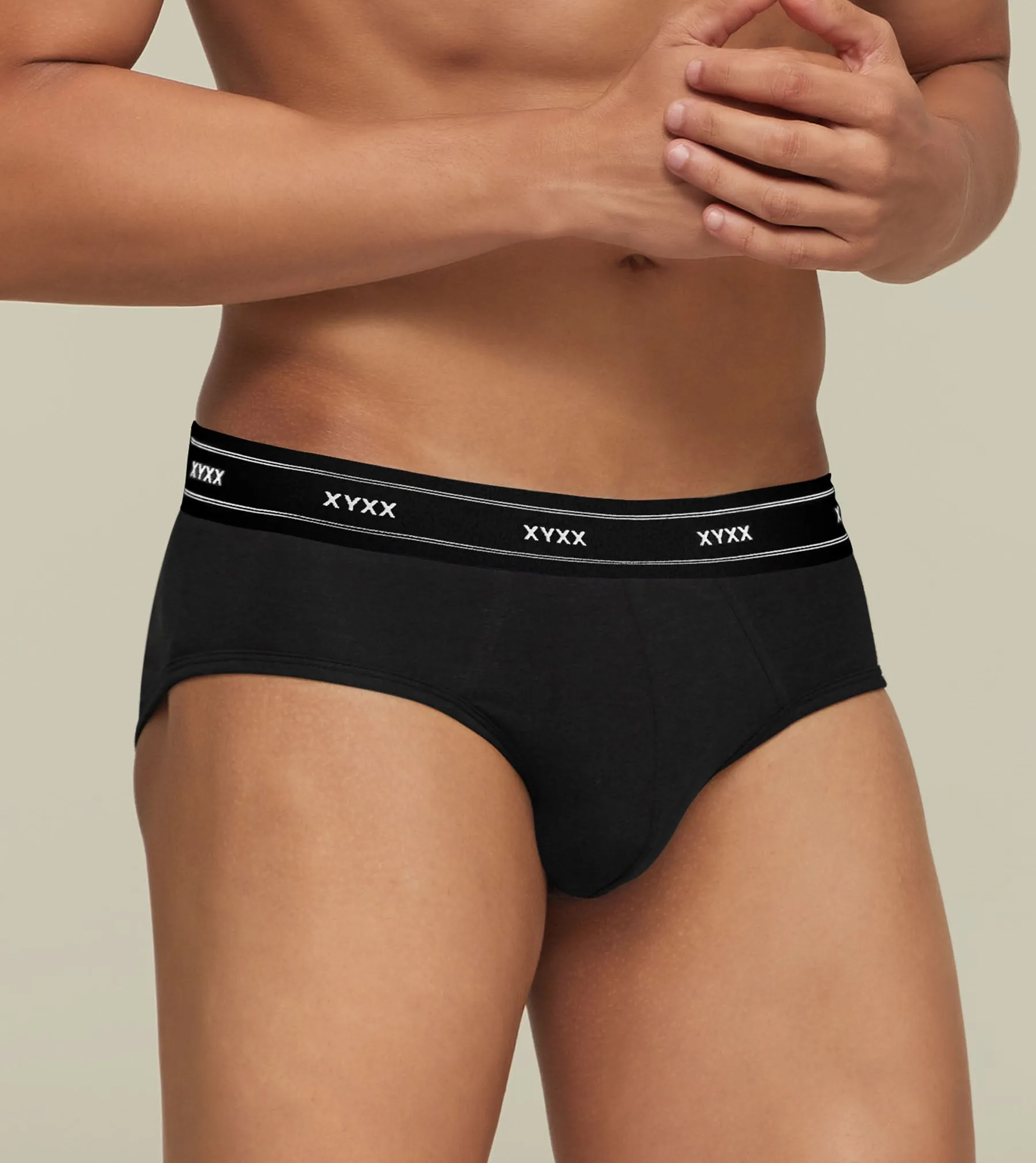 Apollo Bamboo Cotton Briefs Black Knight