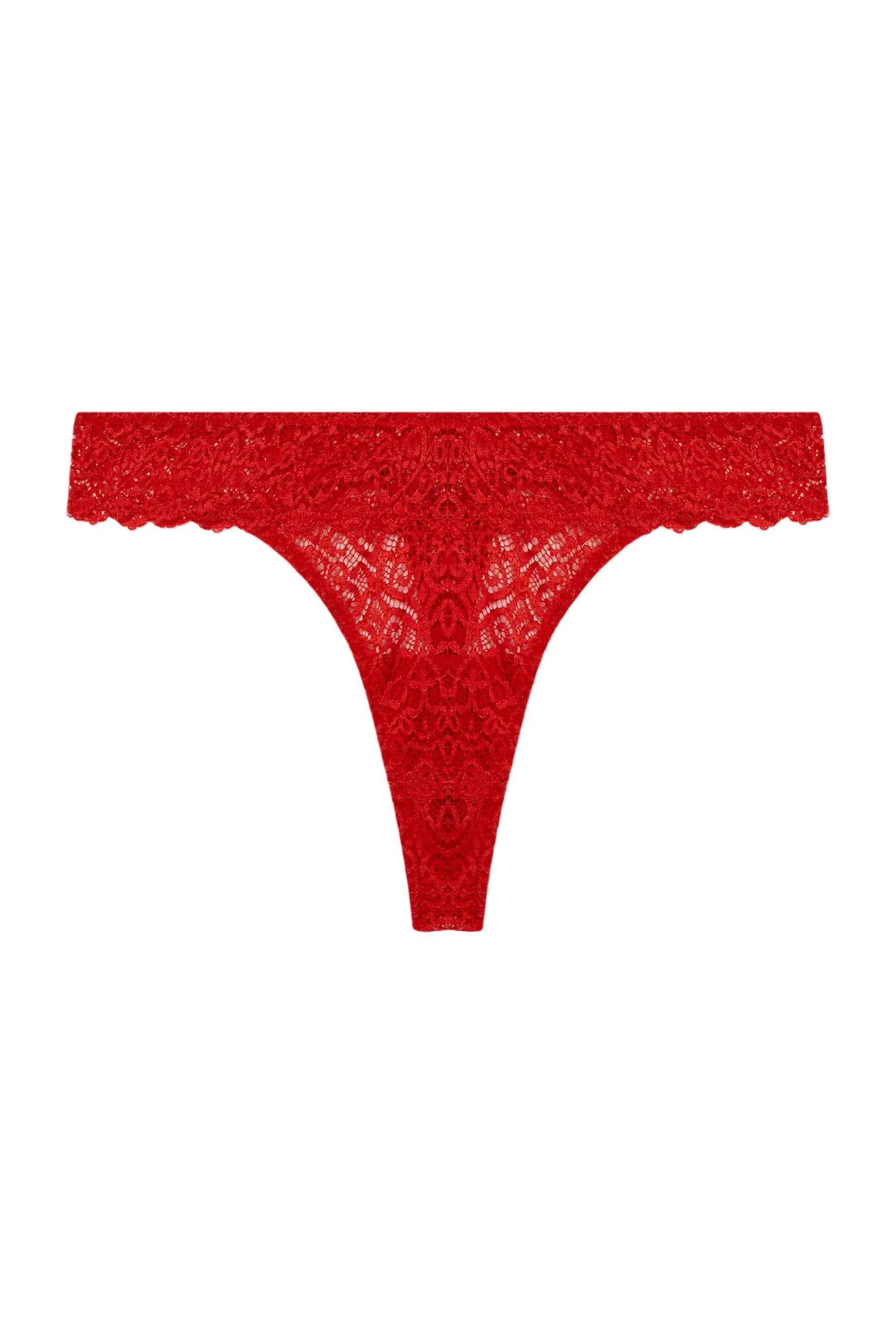 Ariana Red Everyday Lace Thong