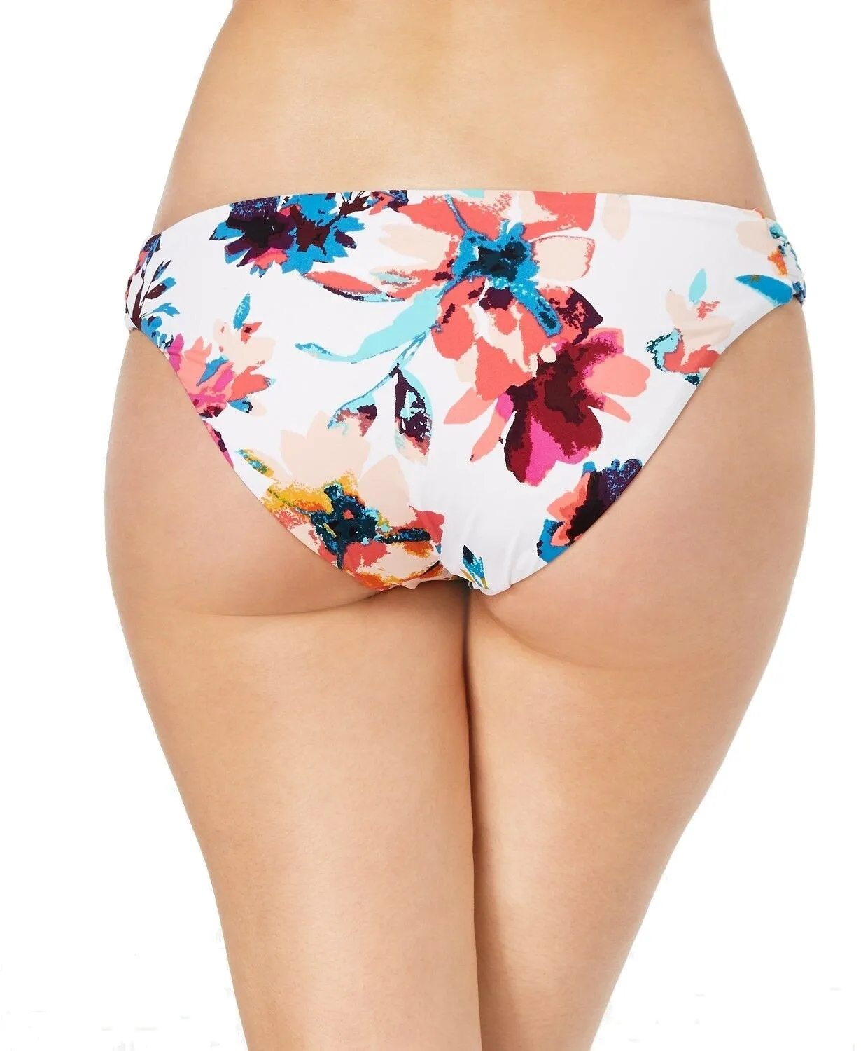 Bar III Women's Floral-Print Hipster Bikini Bottoms, Multi, XS