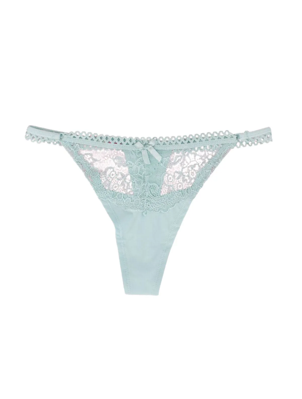 Blissful Mint Lace Thong