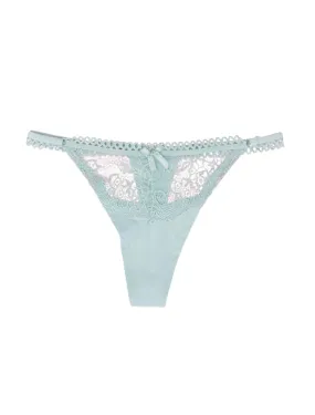 Blissful Mint Lace Thong