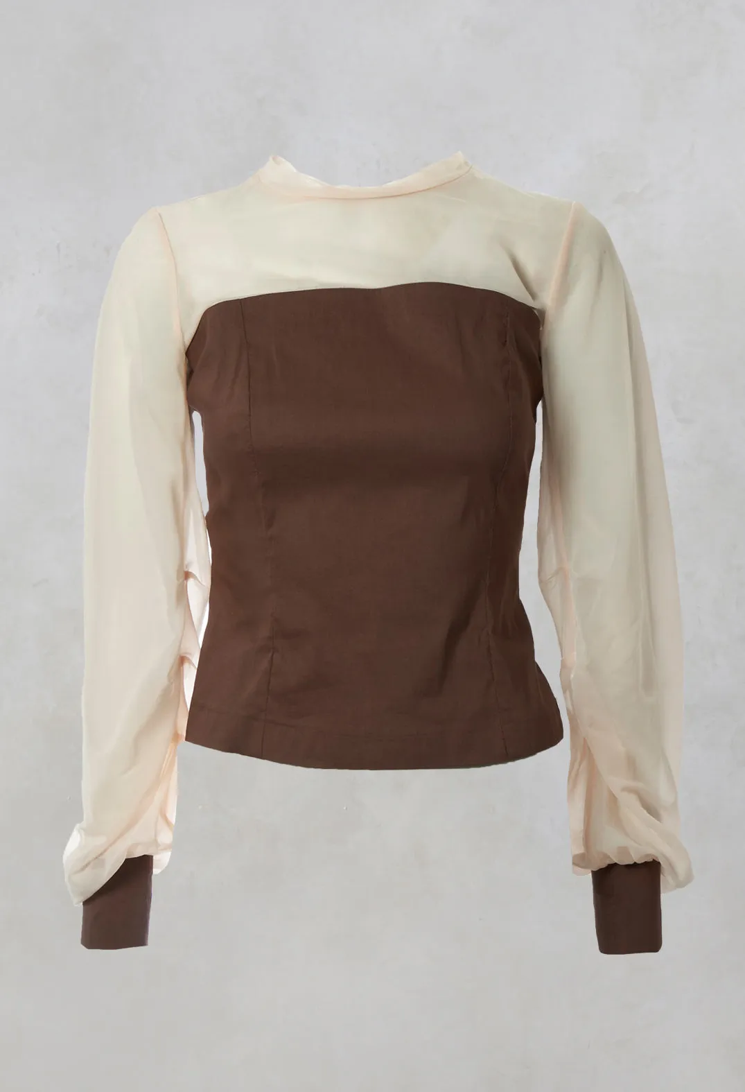 Blouse in Cioccolato