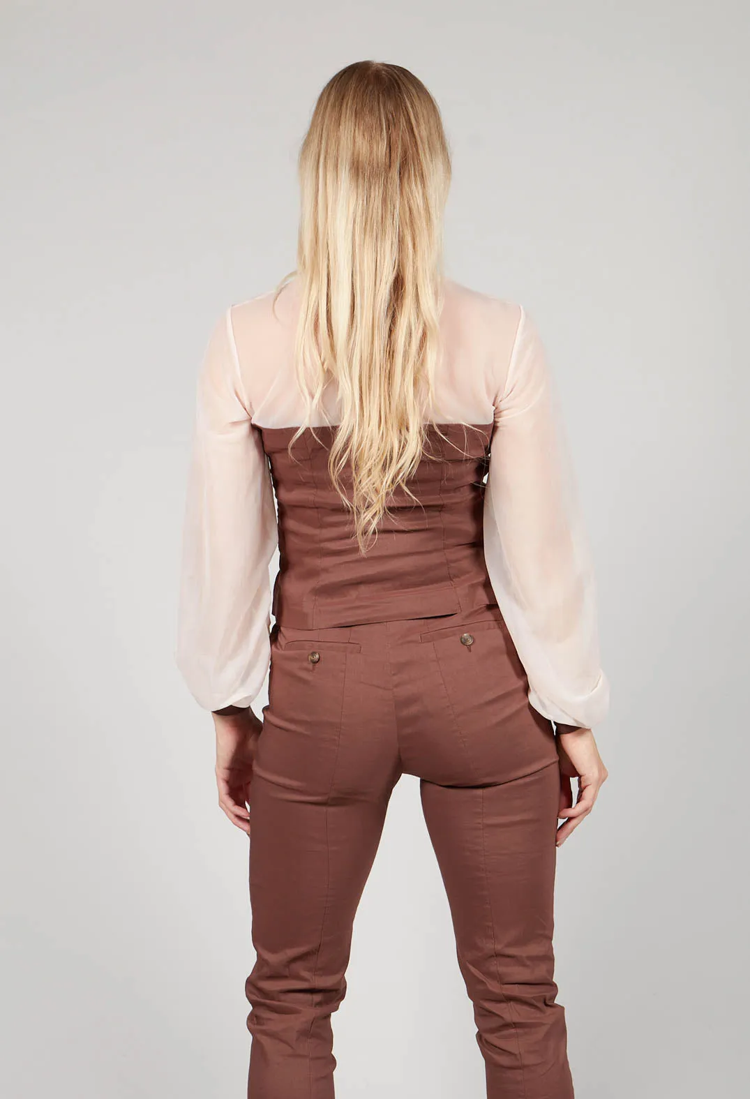 Blouse in Cioccolato