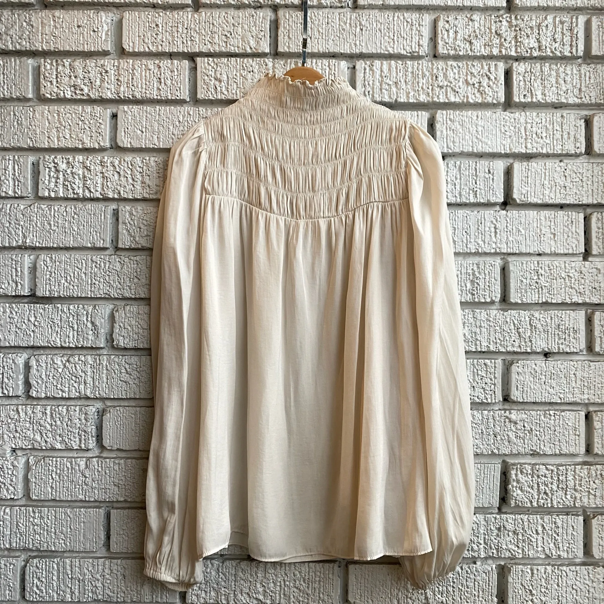 BRIGHTON Smock Neck Blouse