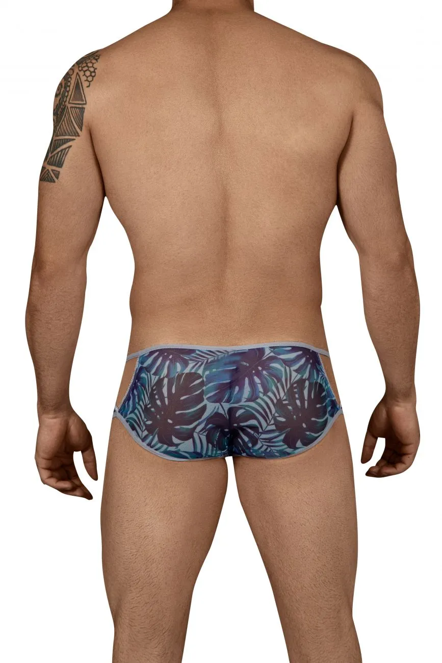 CandyMan 99439 Floral Briefs Color Blue