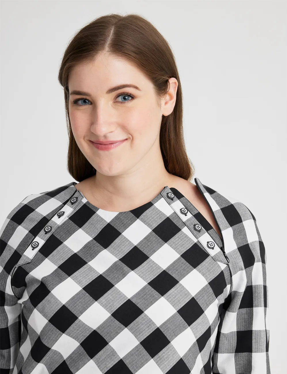 Chest Port Access Blouse