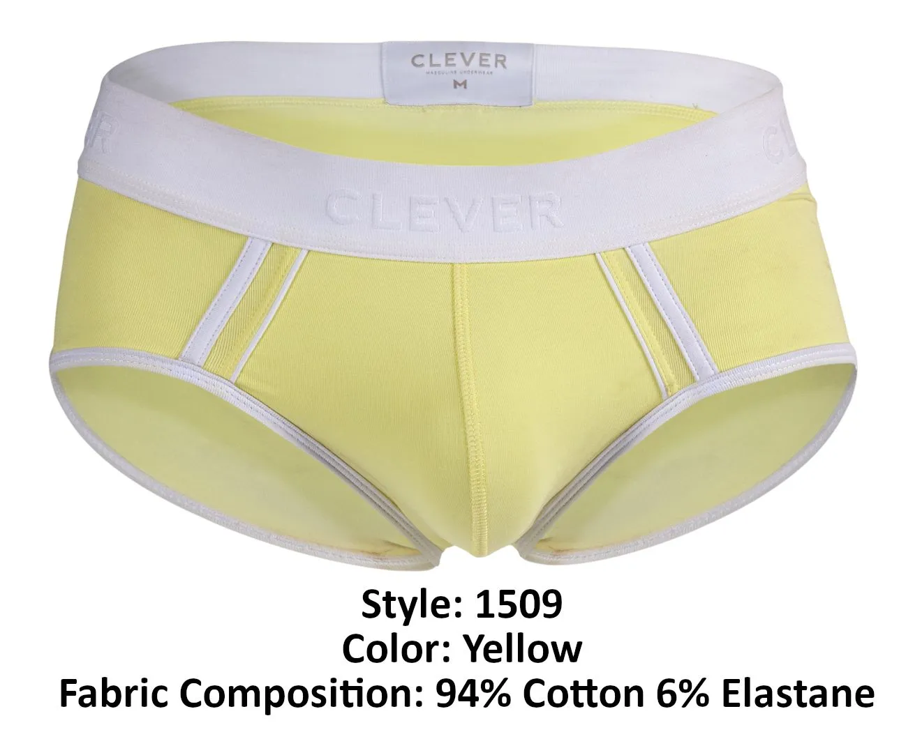 Clever 1509 Tethis Briefs Color Yellow