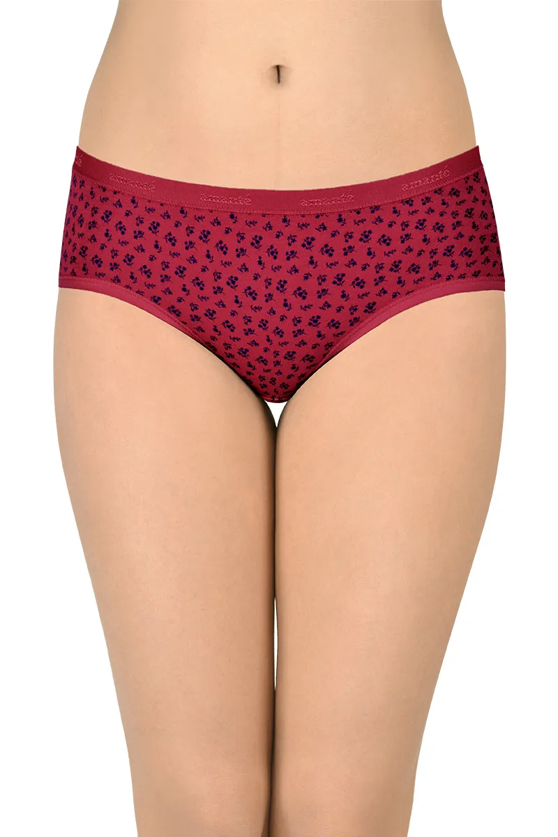 Cotton Hipster Brief Print Pack of 3 (Combo 1)