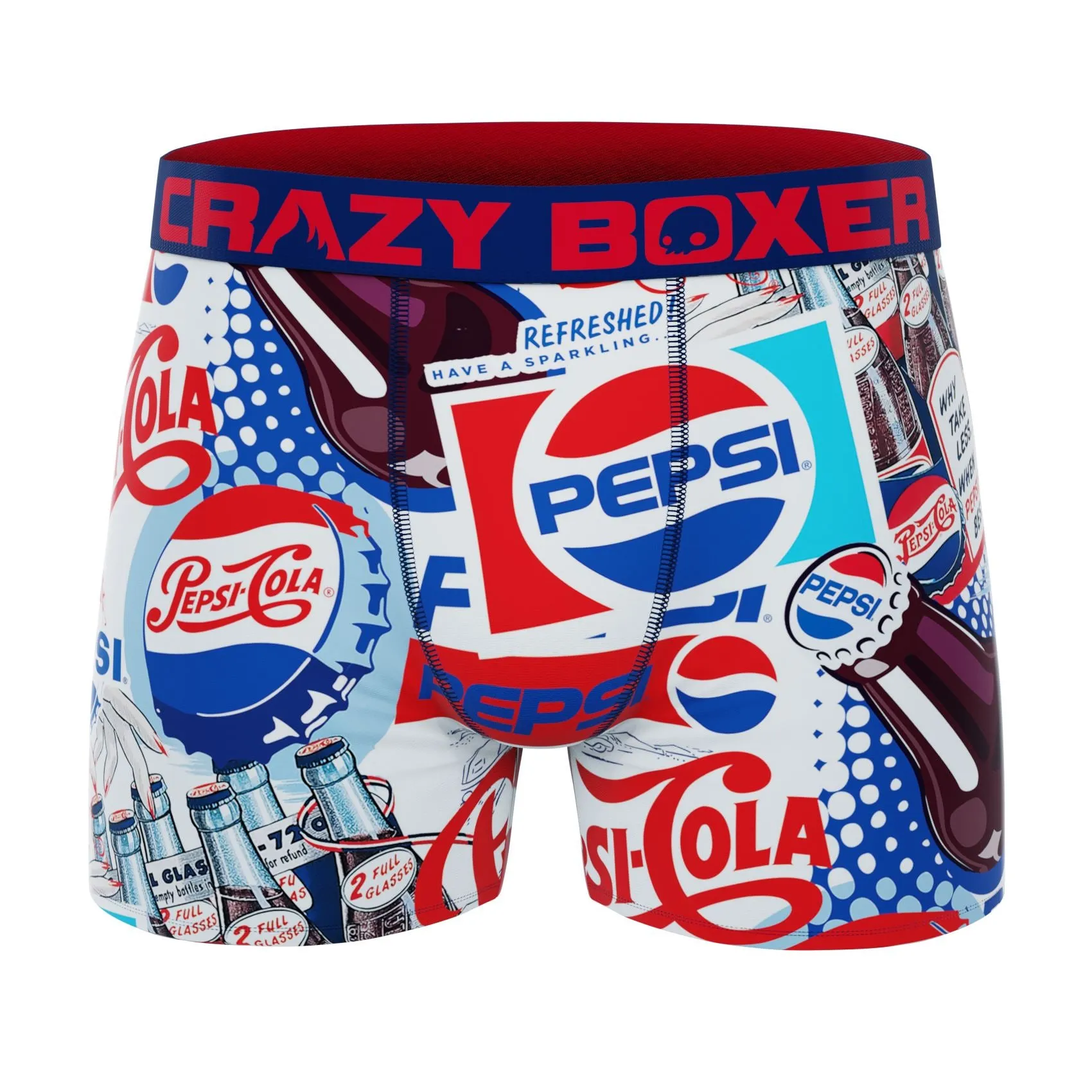 CRAZYBOXER Pepsi Men's Boxer Briefs (Pack 3)