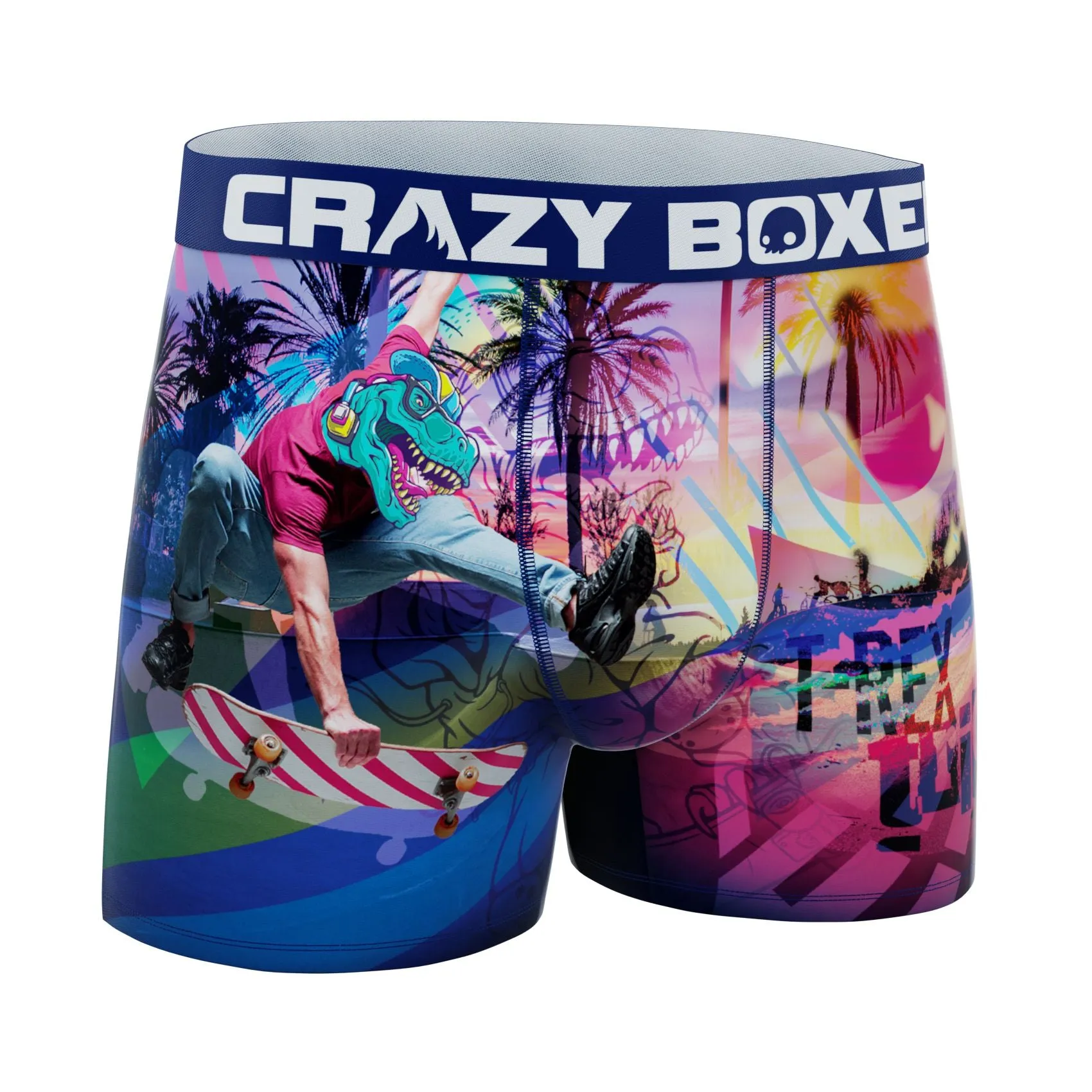 CRAZYBOXER Skateboarding Kid's Boxer Briefs