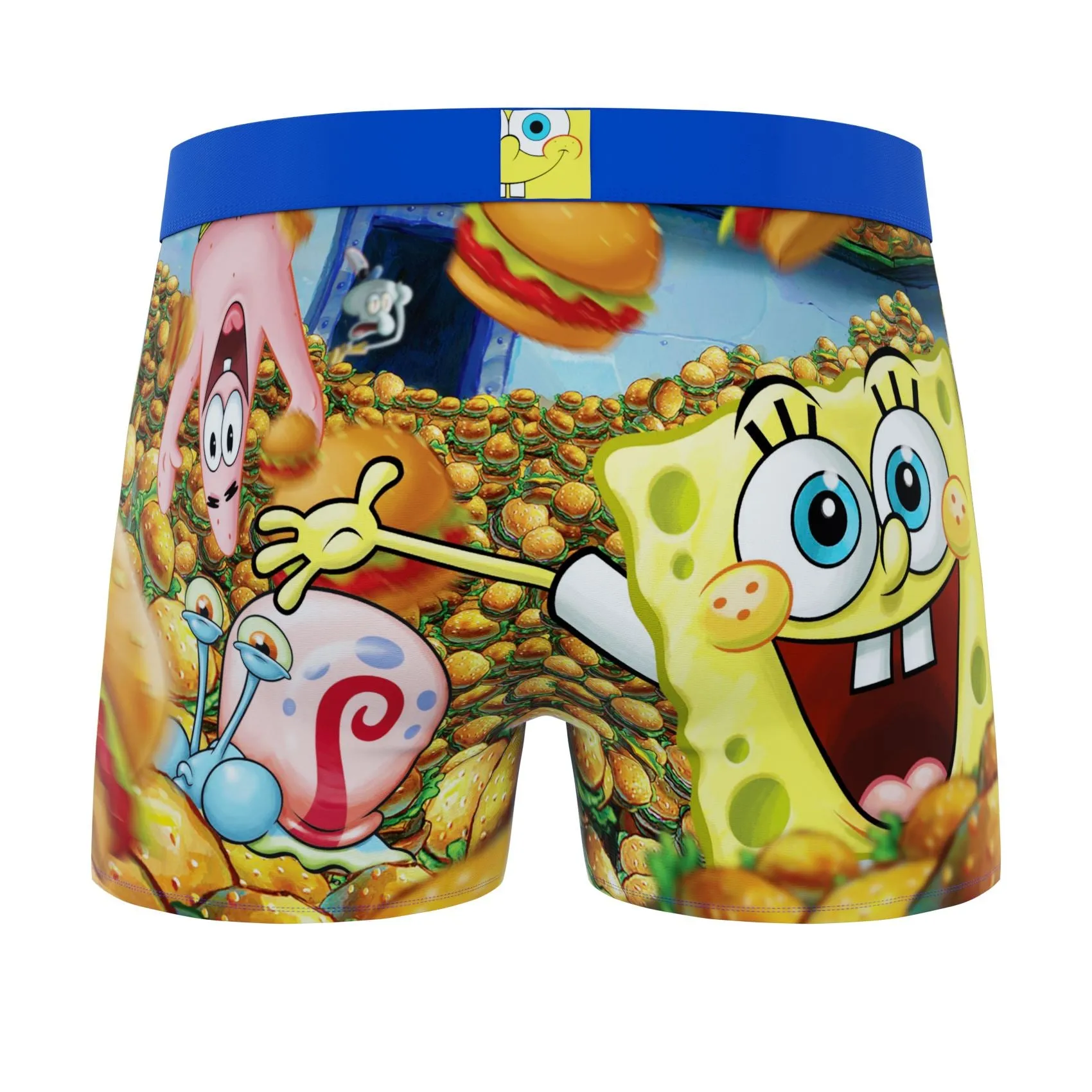 CRAZYBOXER Spongebob Burger Men's Boxer Briefs