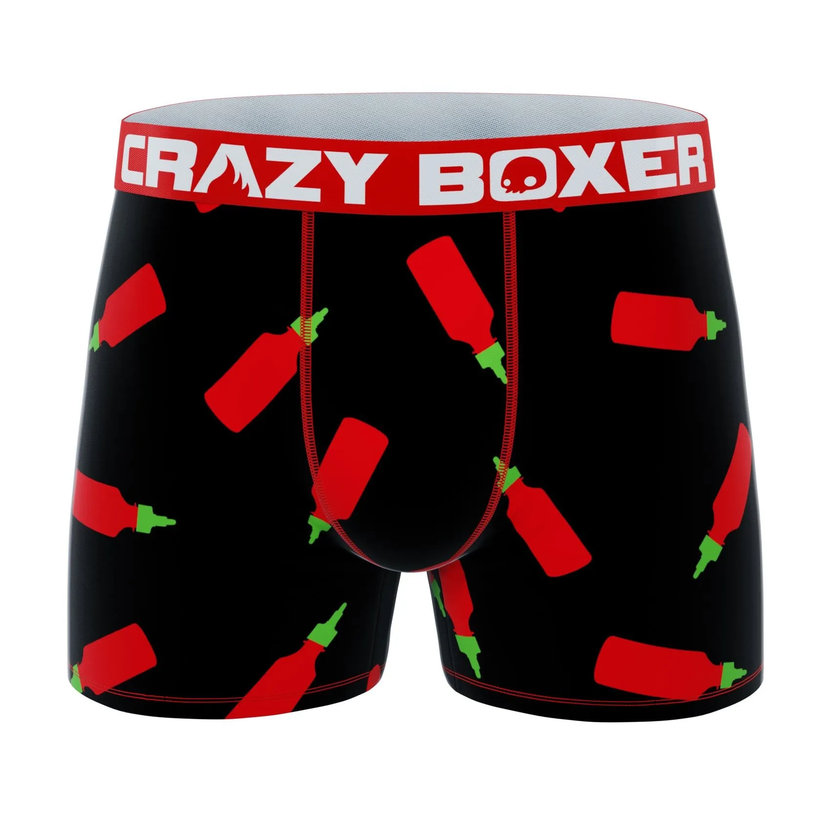 CRAZYBOXER Sriracha Bottles Men's Boxer Briefs