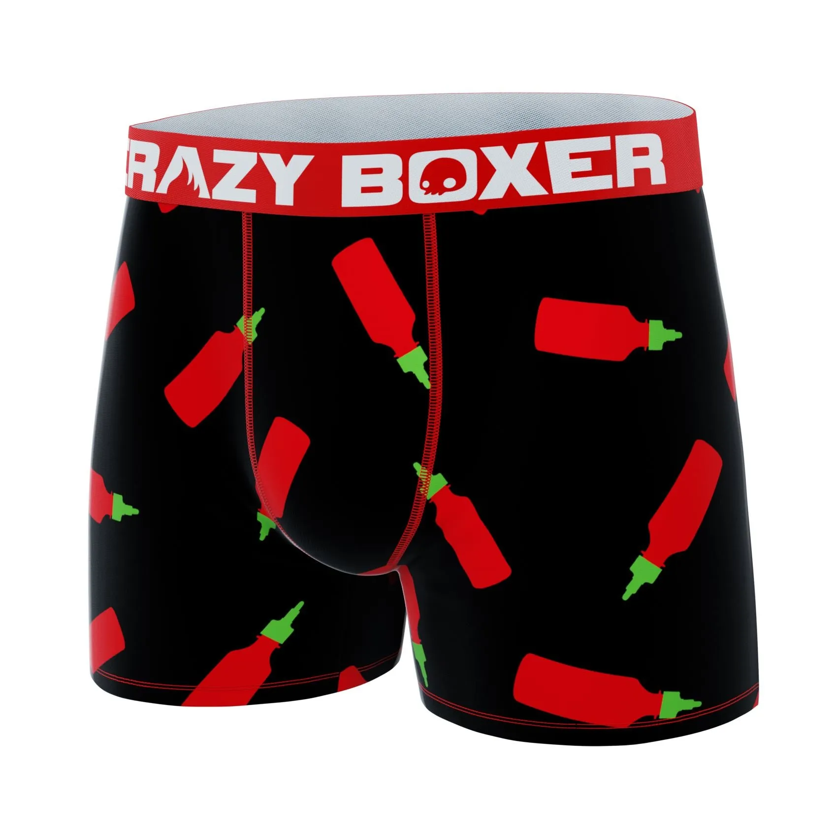 CRAZYBOXER Sriracha Bottles Men's Boxer Briefs