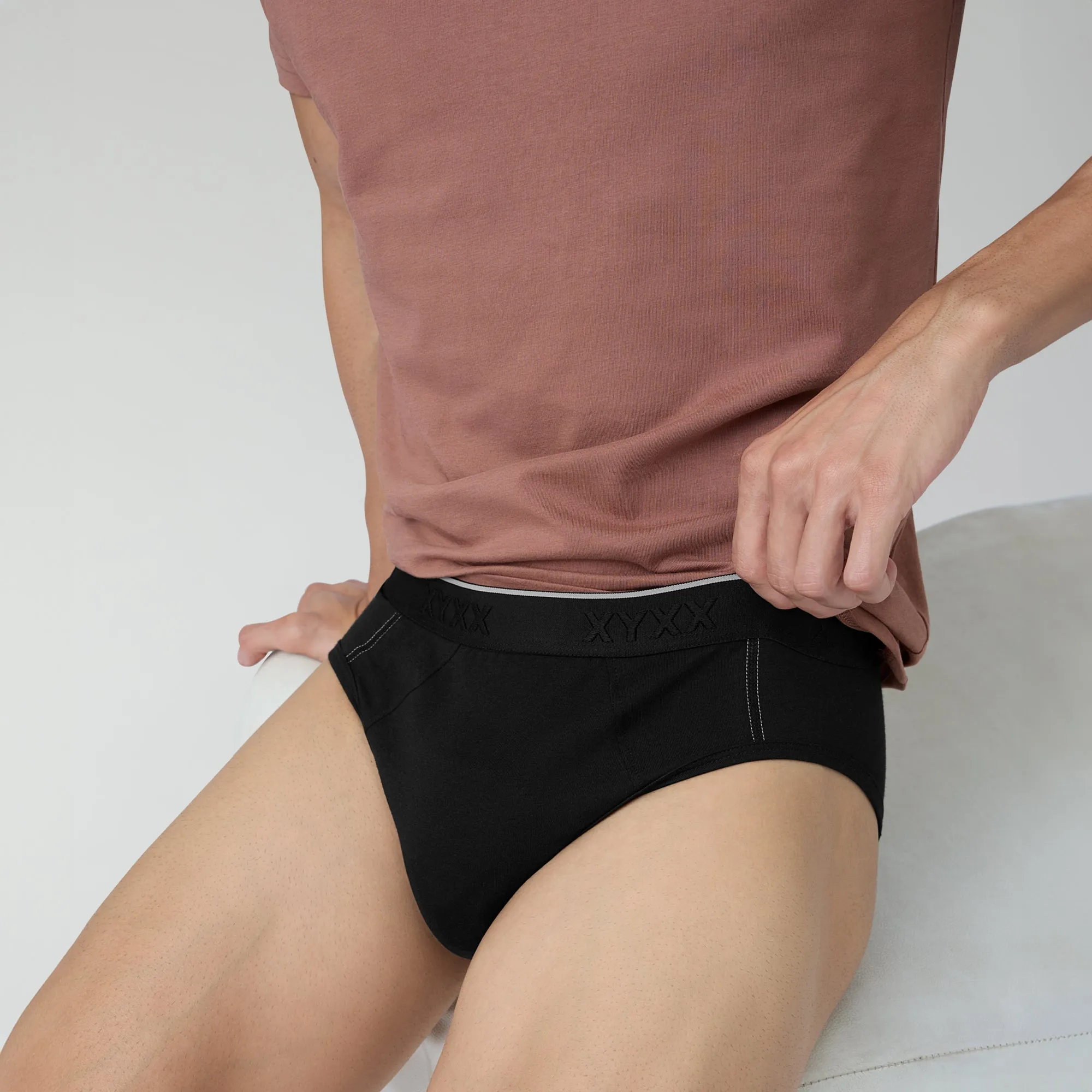 Crux Cotton Stretch Briefs Pitch Black