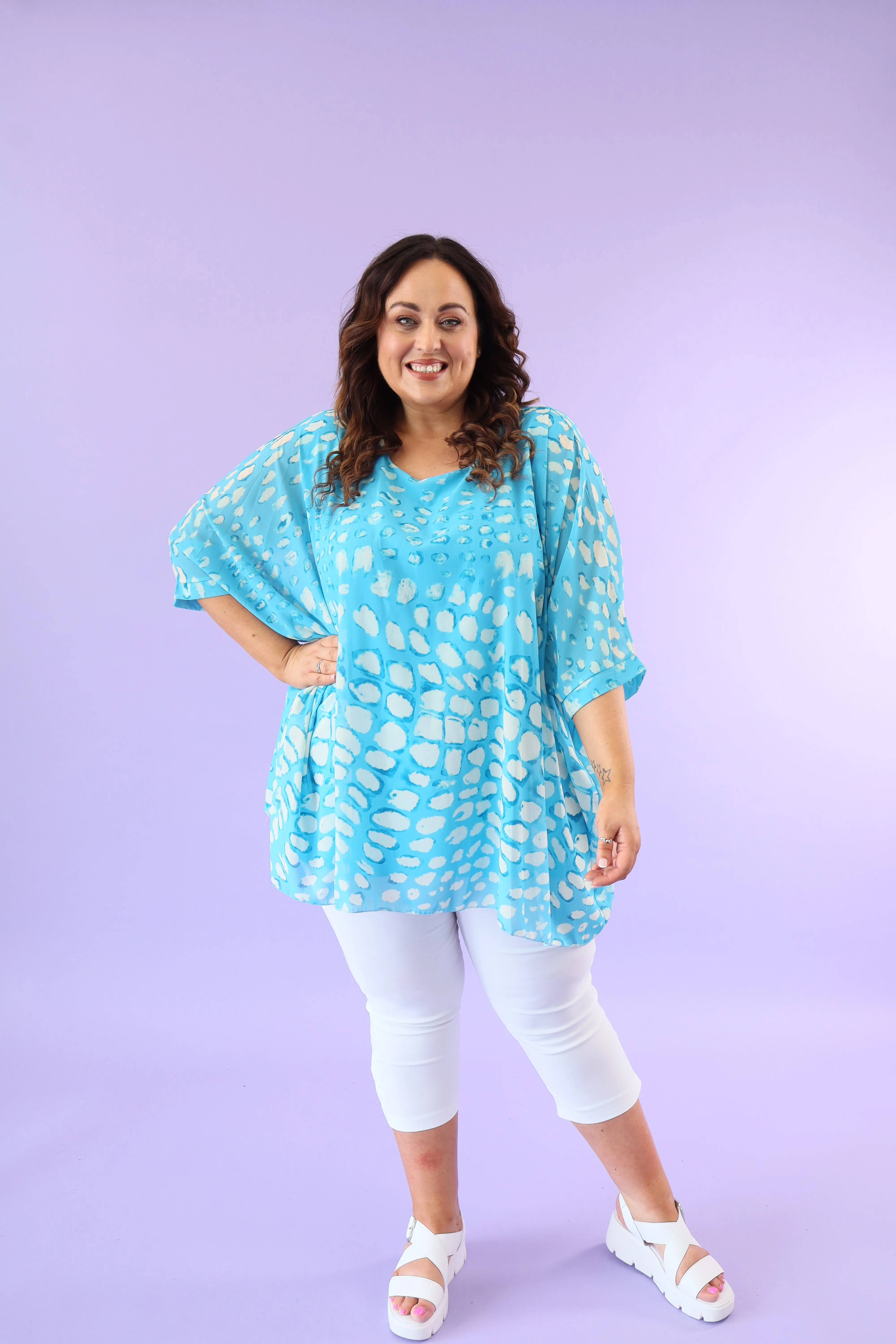 Dina Blouse in Blue