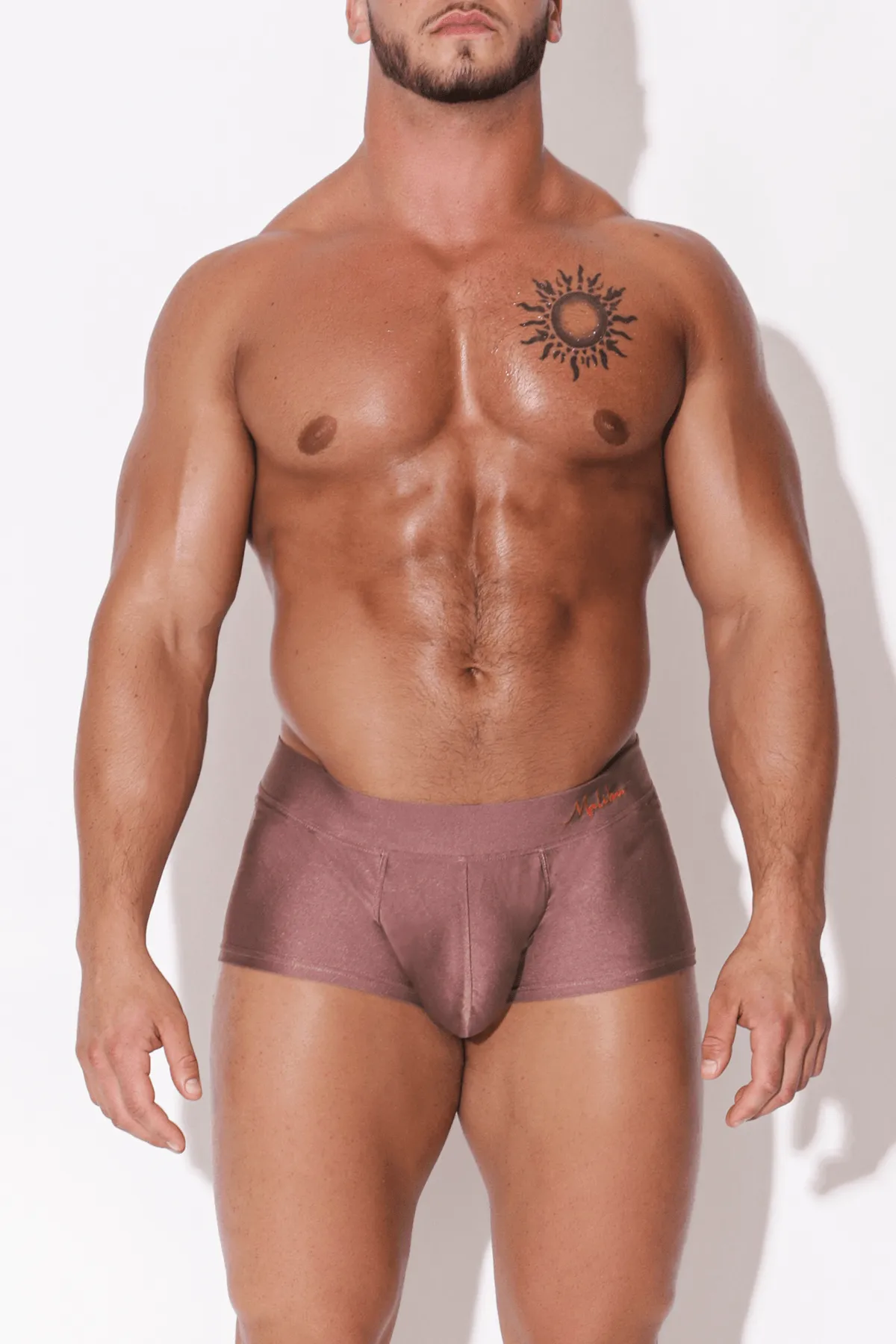 Dynamic Sheen Boxer Briefs - Opera Mauve