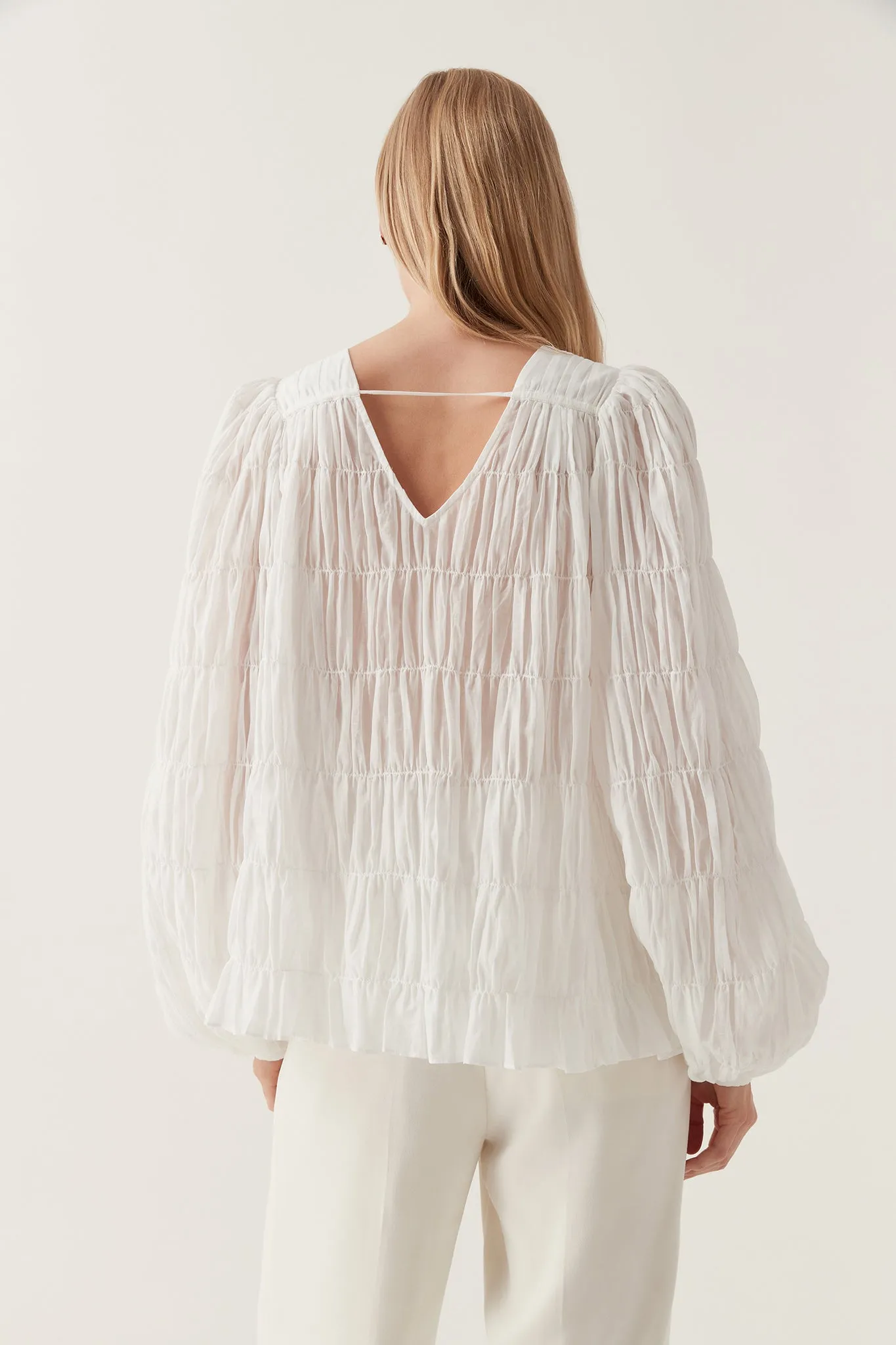 Evelina Ruched Blouse