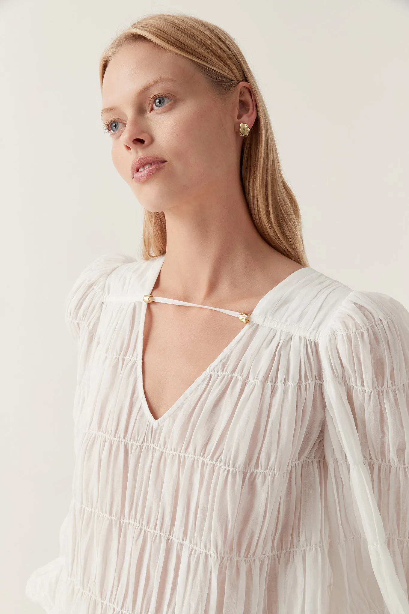 Evelina Ruched Blouse