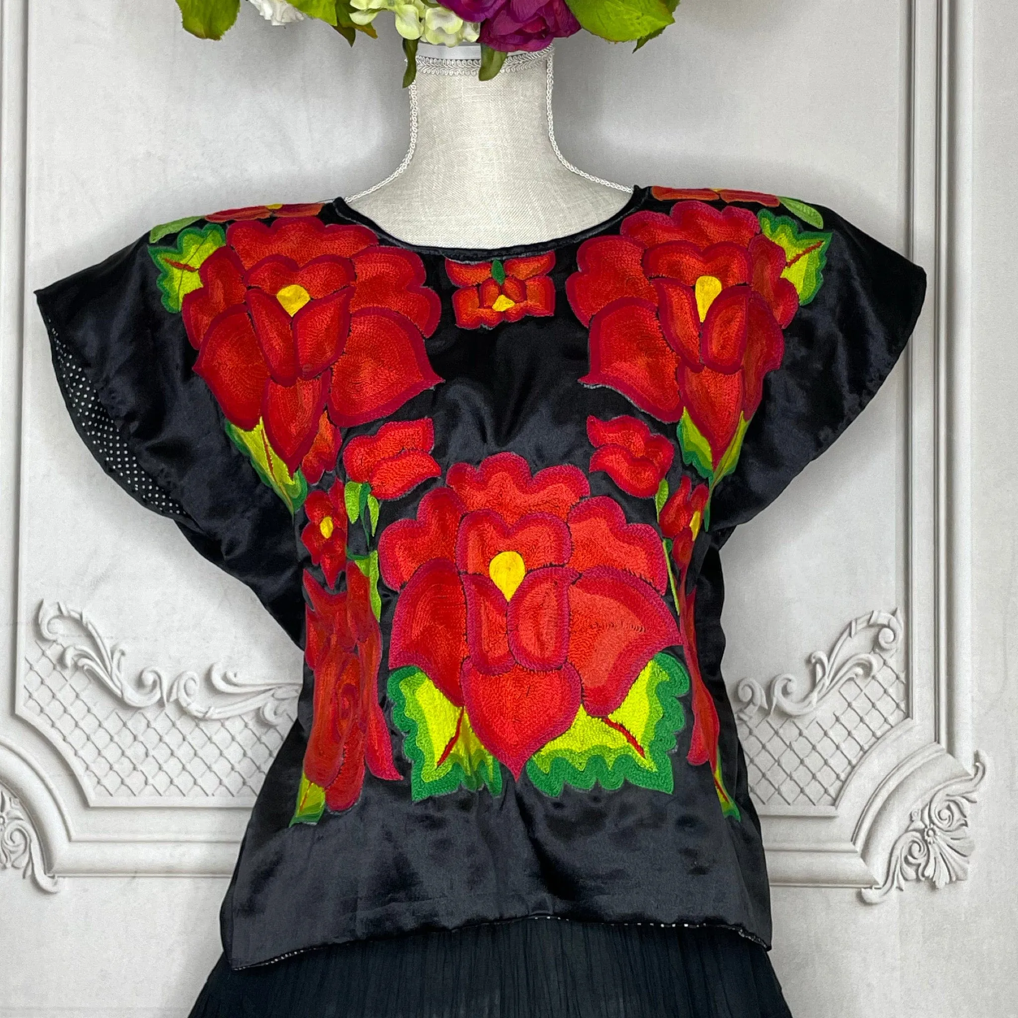 Frida Tehuana Huipil Blouse