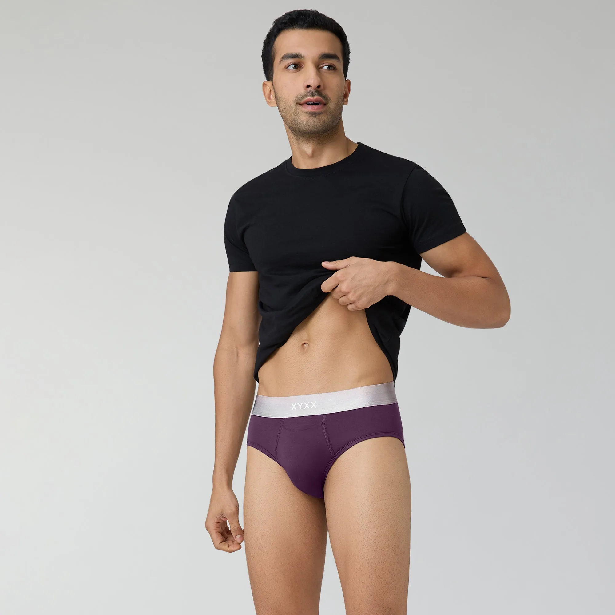 Illuminati Modal Briefs Plum Purple