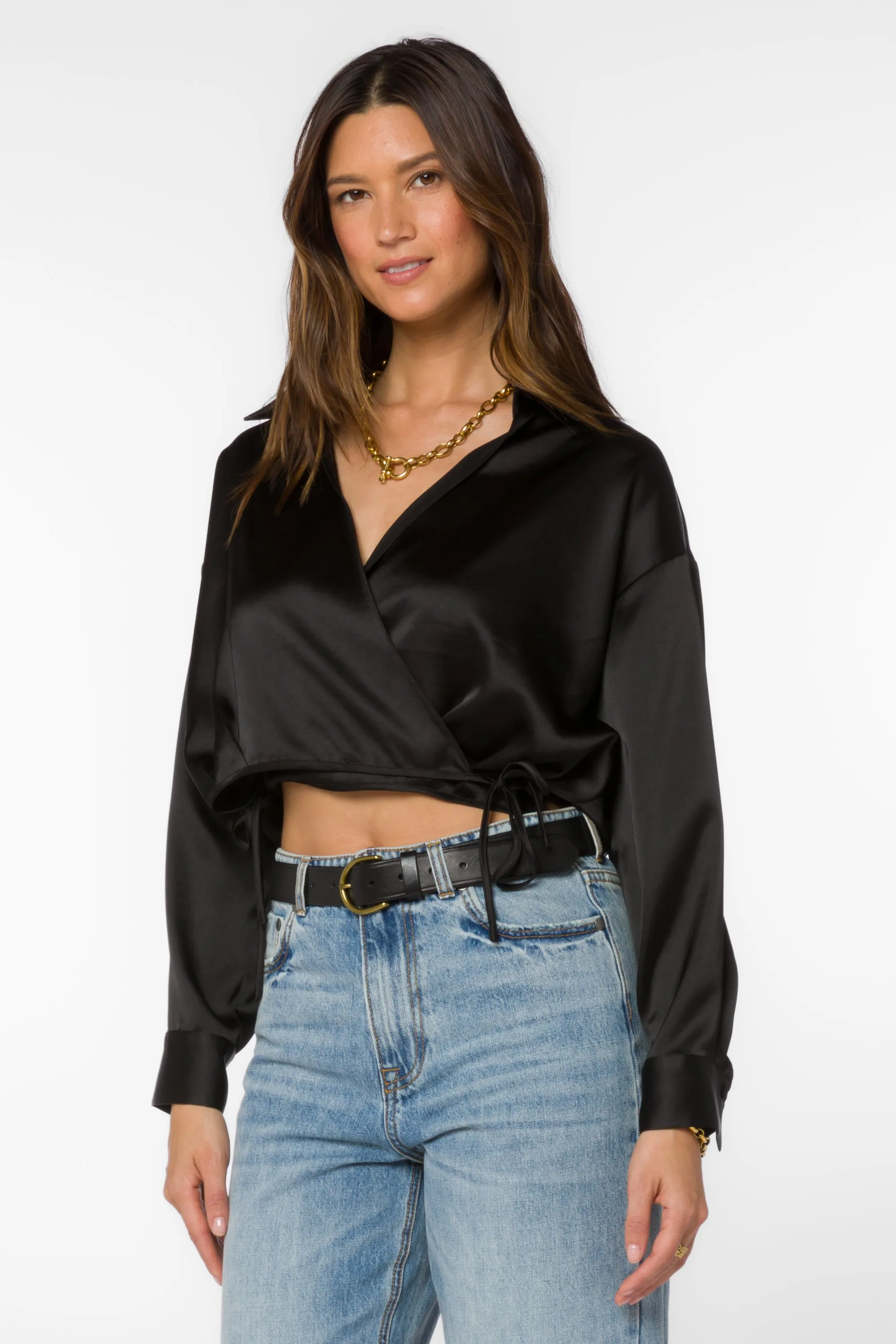 Jaden Black Blouse