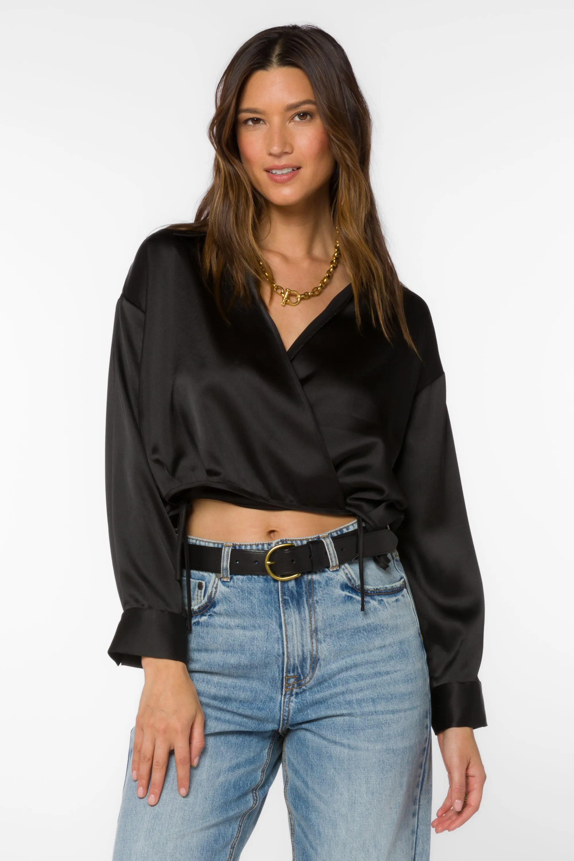 Jaden Black Blouse