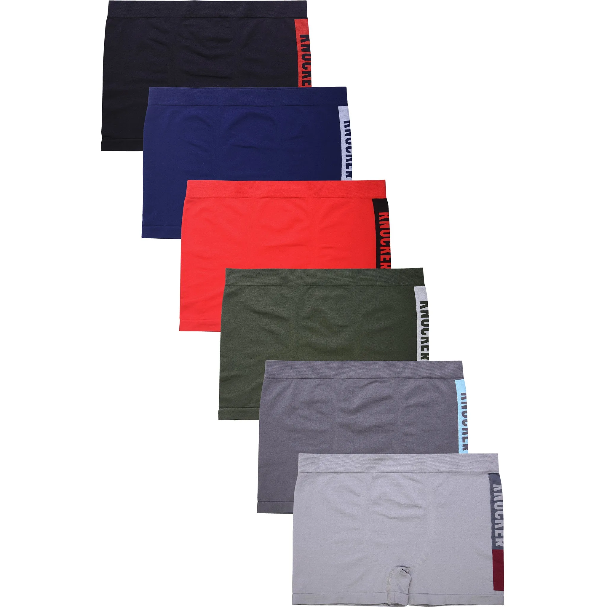 KNOCKER MEN'S SEAMLESS BOXER BRIEFS (MS066M)