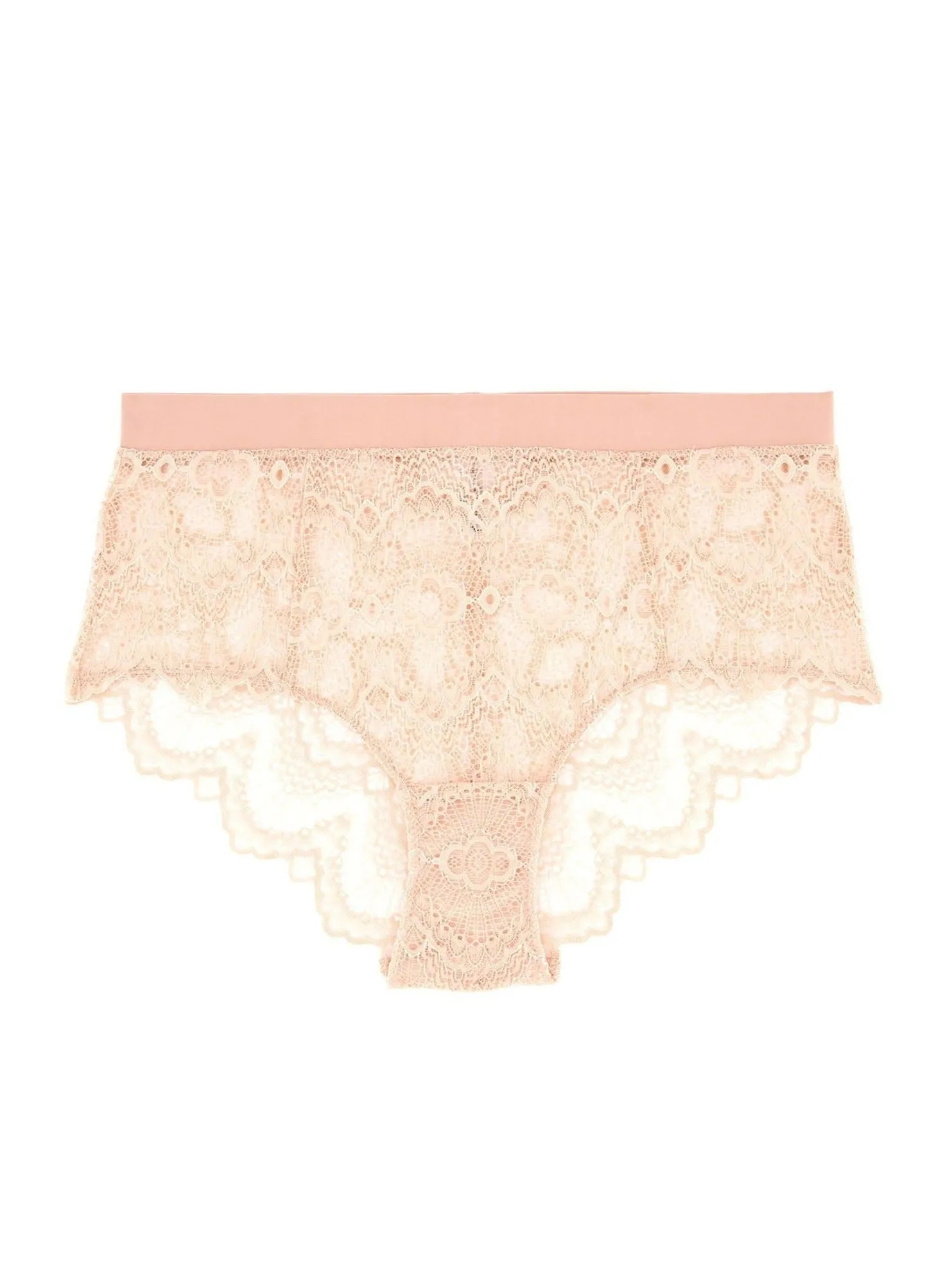 Lace Highwaist Briefs 001 - Naked