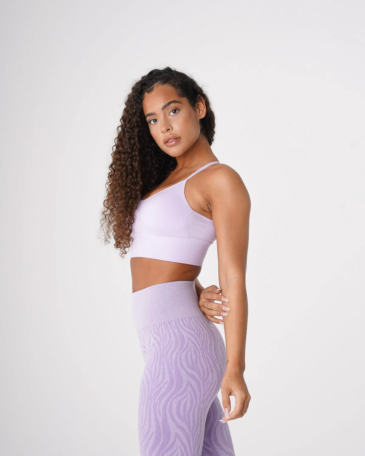 Lavender Flourish Seamless Bra