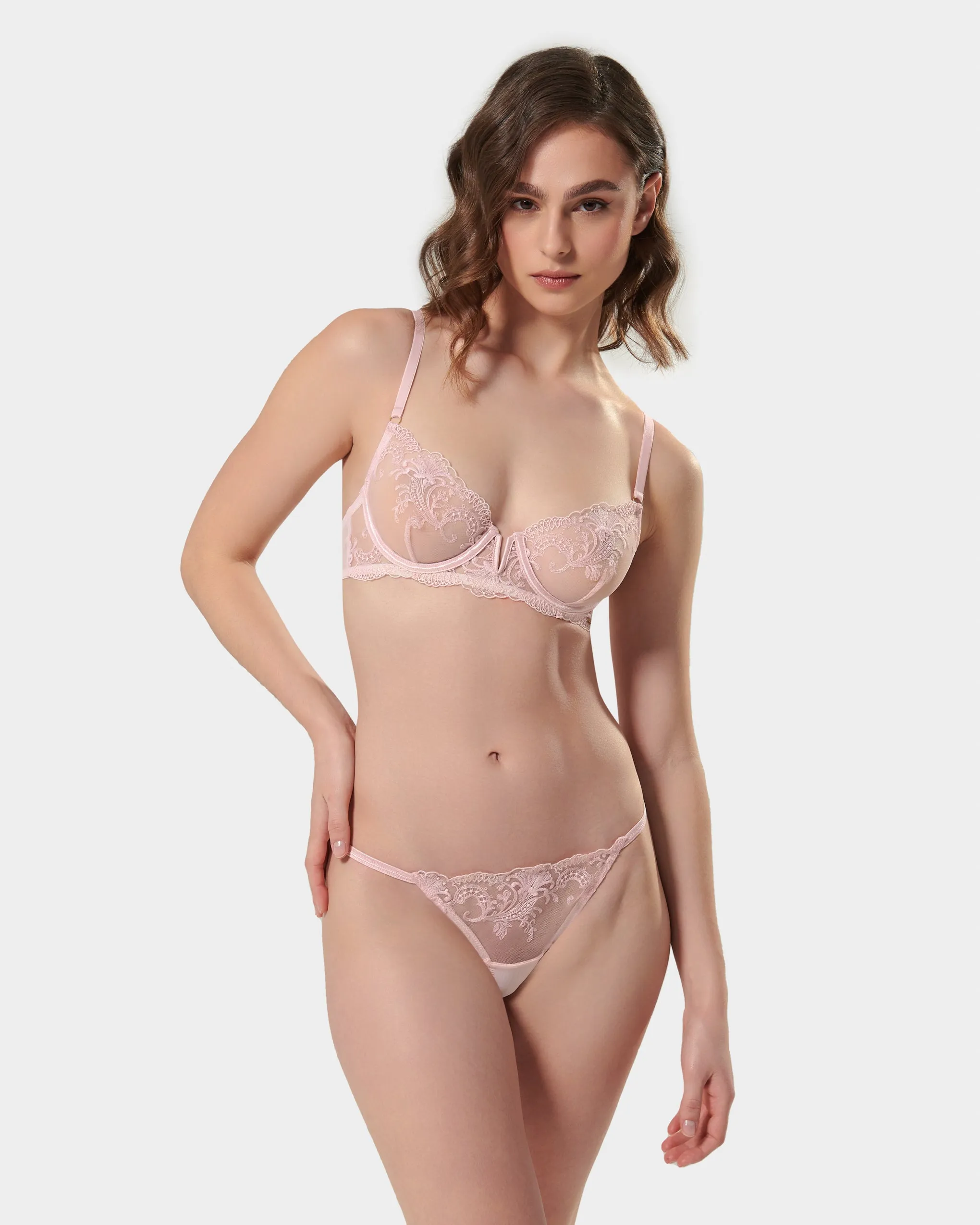 Marseille Thong Pearl Pink