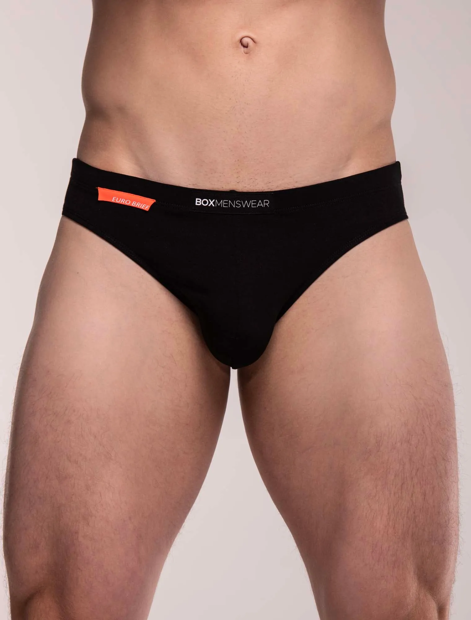 Mens Euro Briefs - Vantablack