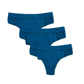 Natural Fiber Thong 3-Pack