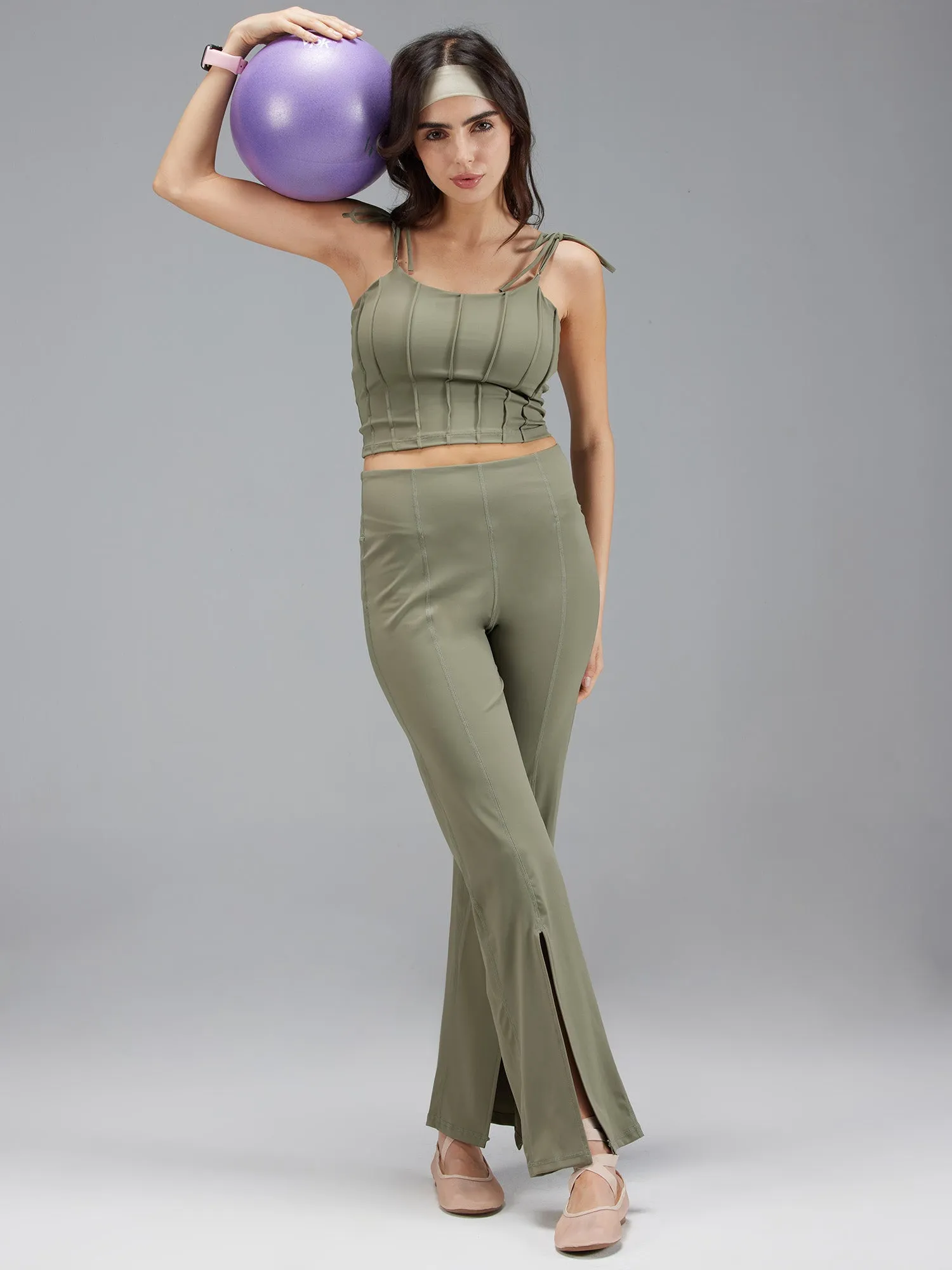 Olive Knot-It Corset Top