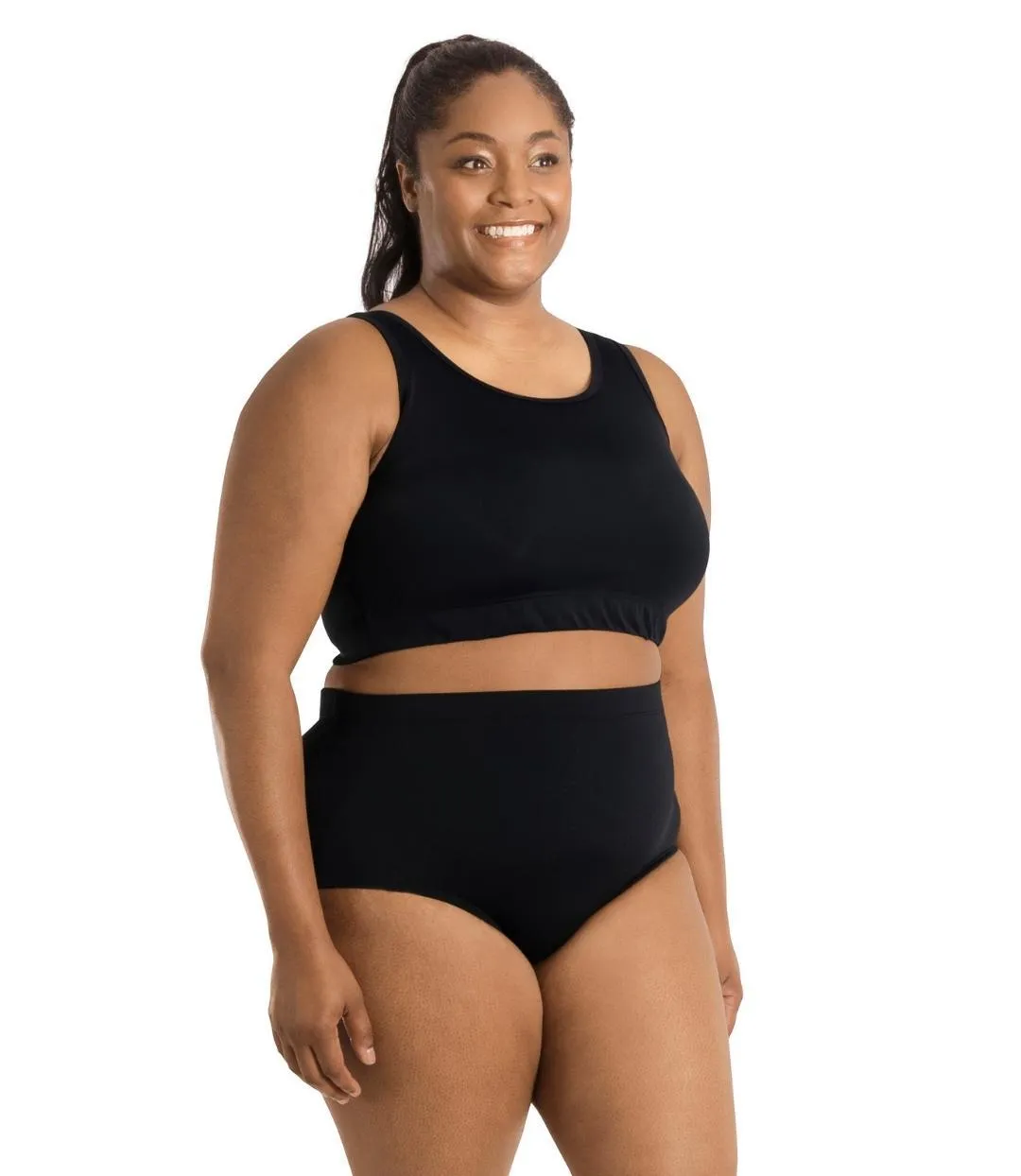 QuikEnergy Swim Bra Black