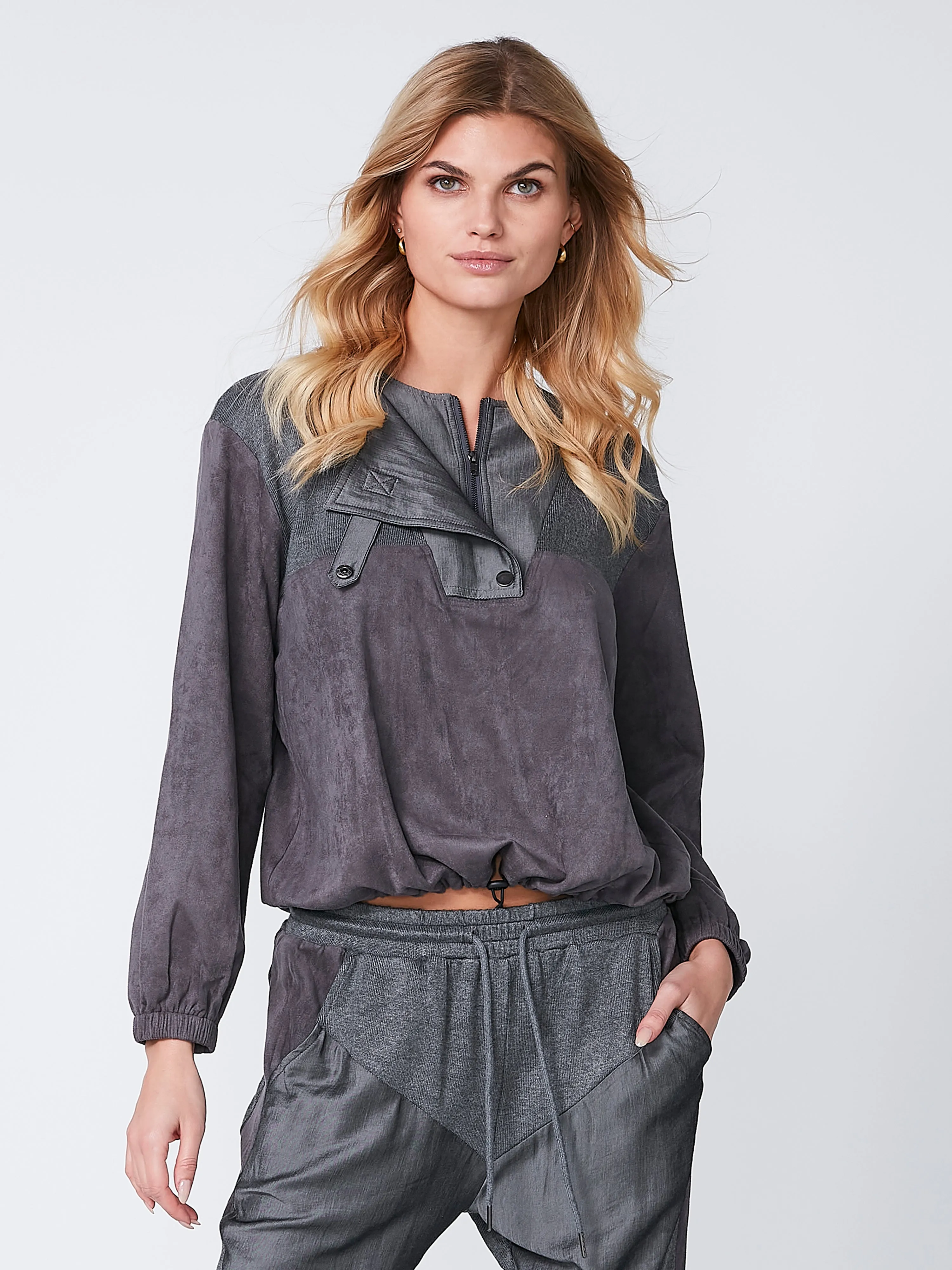 REIN blouse - dark grey