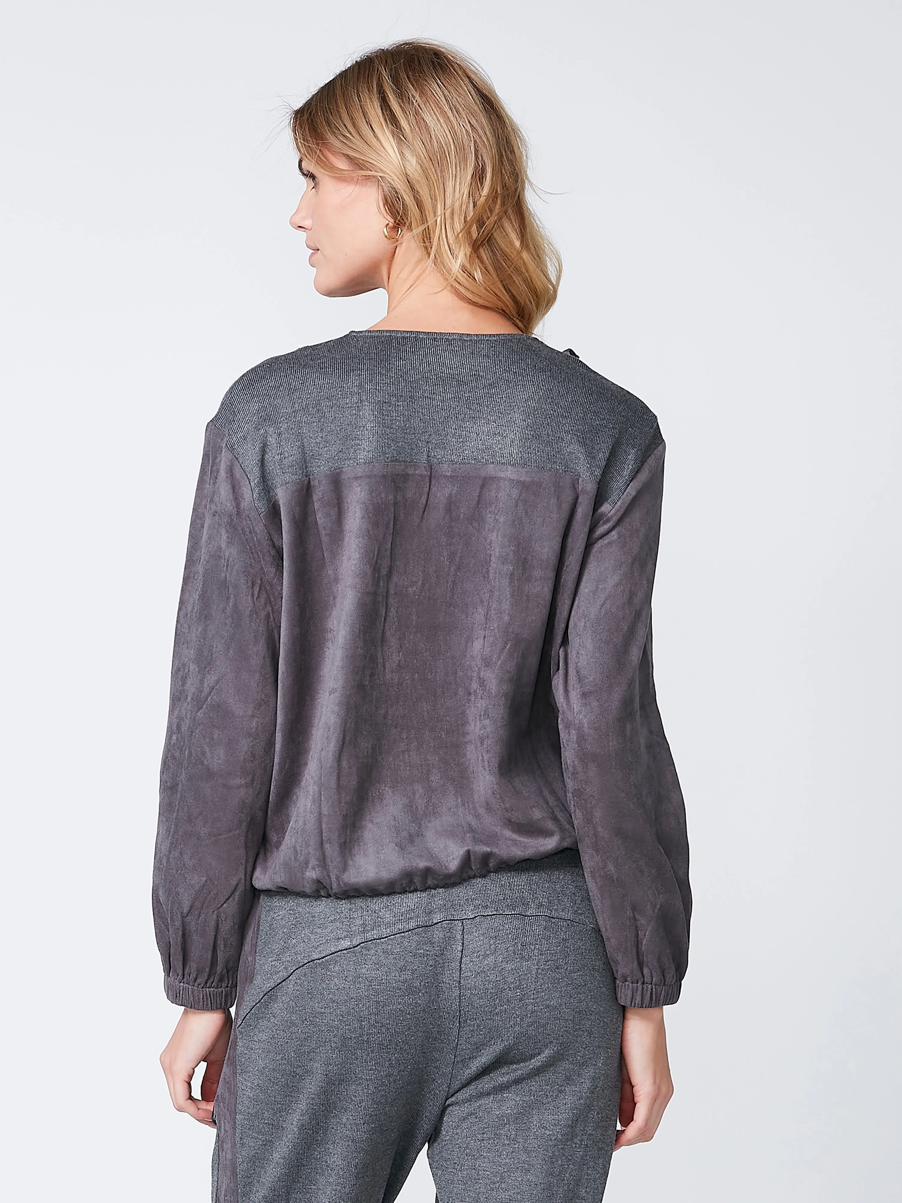 REIN blouse - dark grey