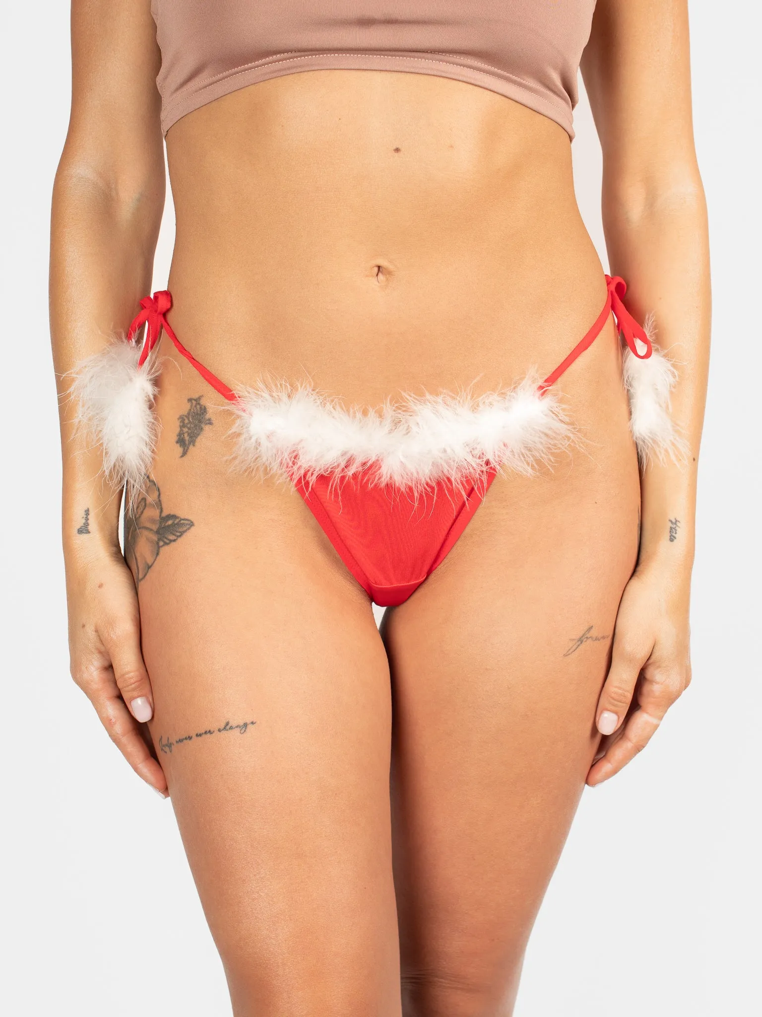 Santa Baby Red Thong