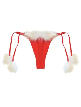 Santa Baby Red Thong