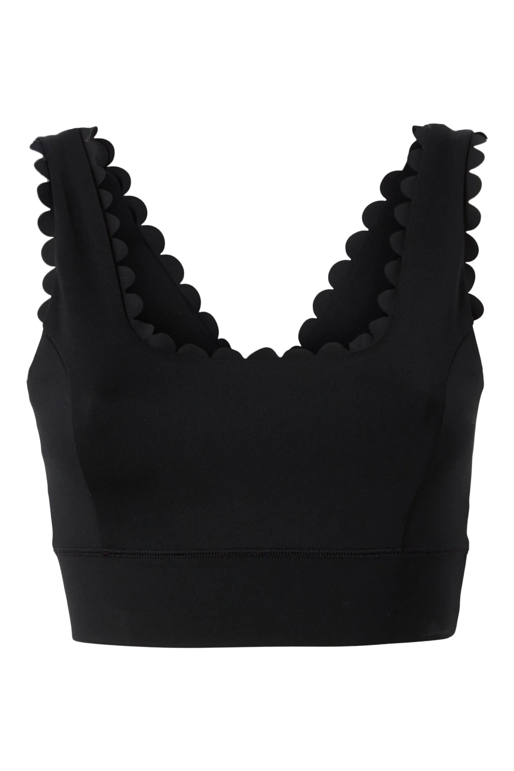 Scallop Bra - Jet Black