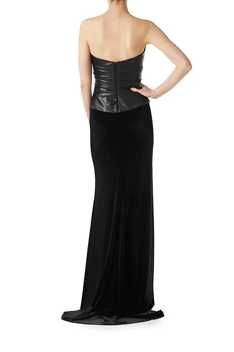 Strapless Draped Corset Top