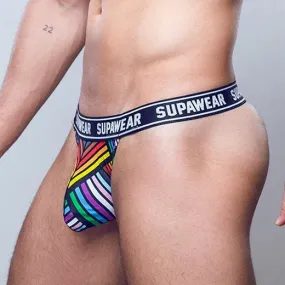 Supawear Pow thong rainbow