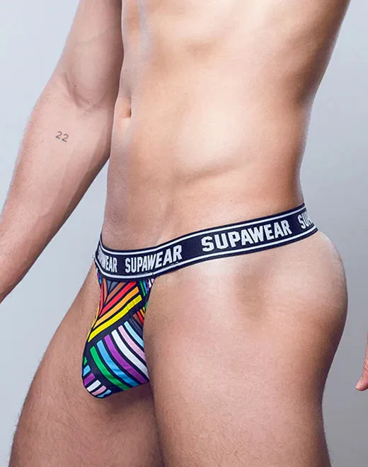 Supawear Pow thong rainbow