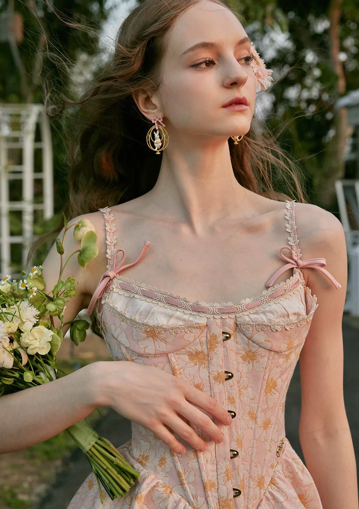 Twins Pear Blossom Corset Dress